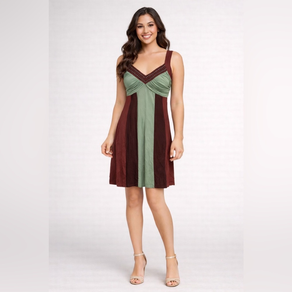 NWT American Rag color block dress sz XS Y2K will fit also a Small